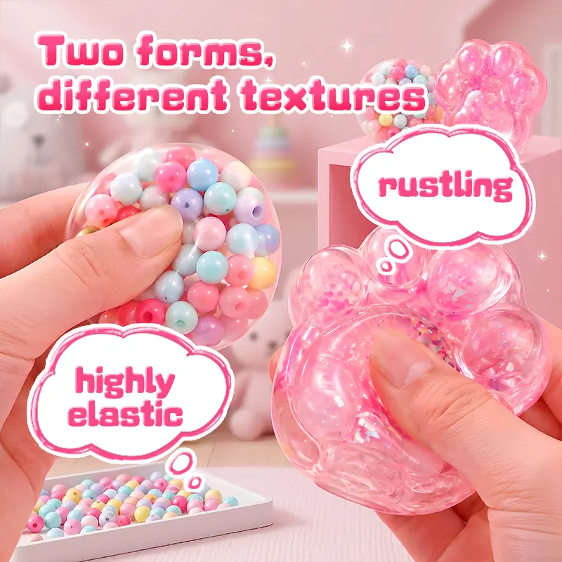 DIY squishy materials and accessories in use